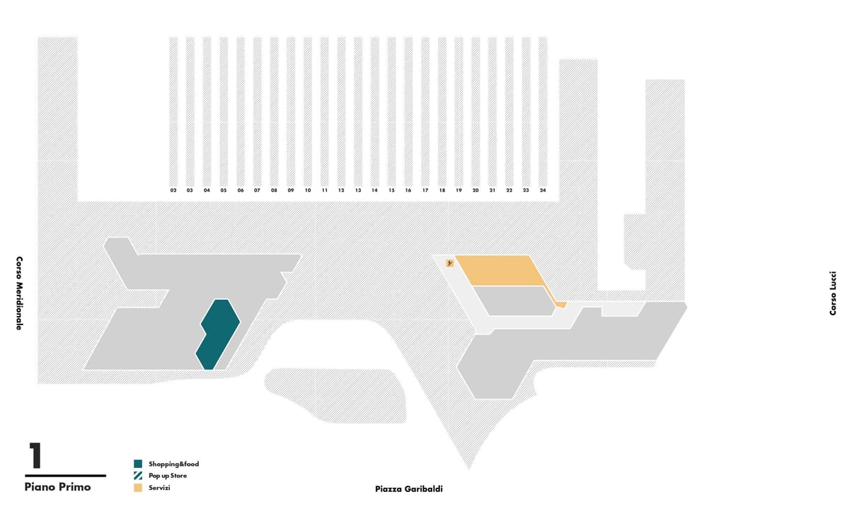 แผนที่ของ napoli centrale