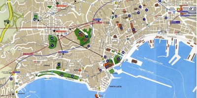 Napoli องเมืองบนแผนที่